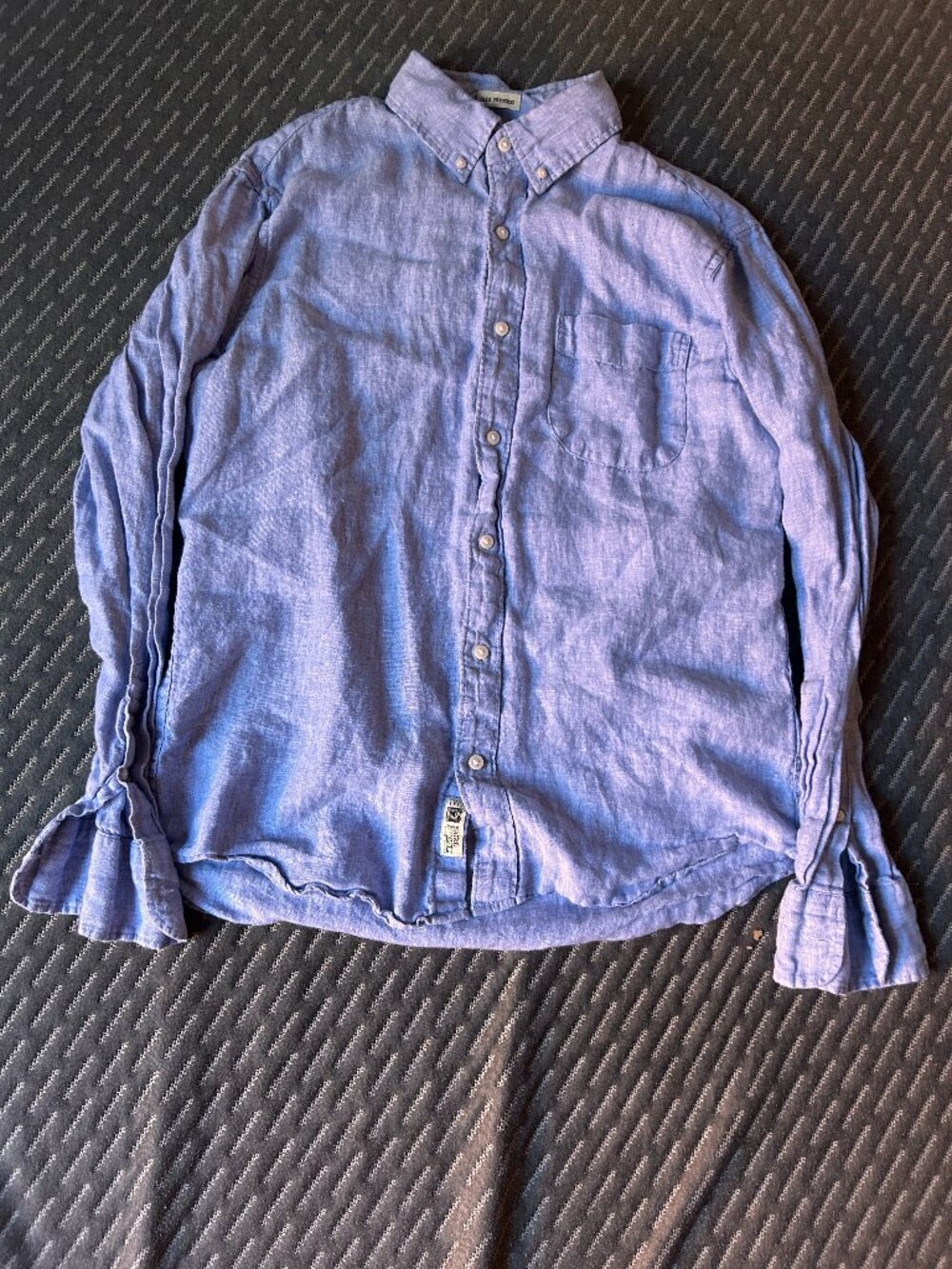 J.Crew Men’s Medium Irish Linen Shirt — Light Blue | Slim Untucked
